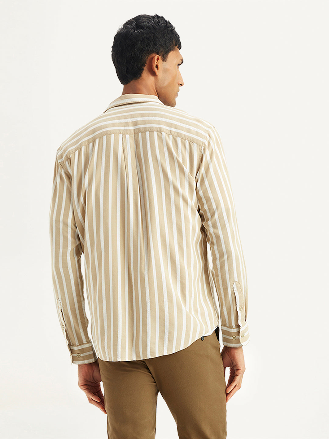 Men's Striped Regular Fit Shirt