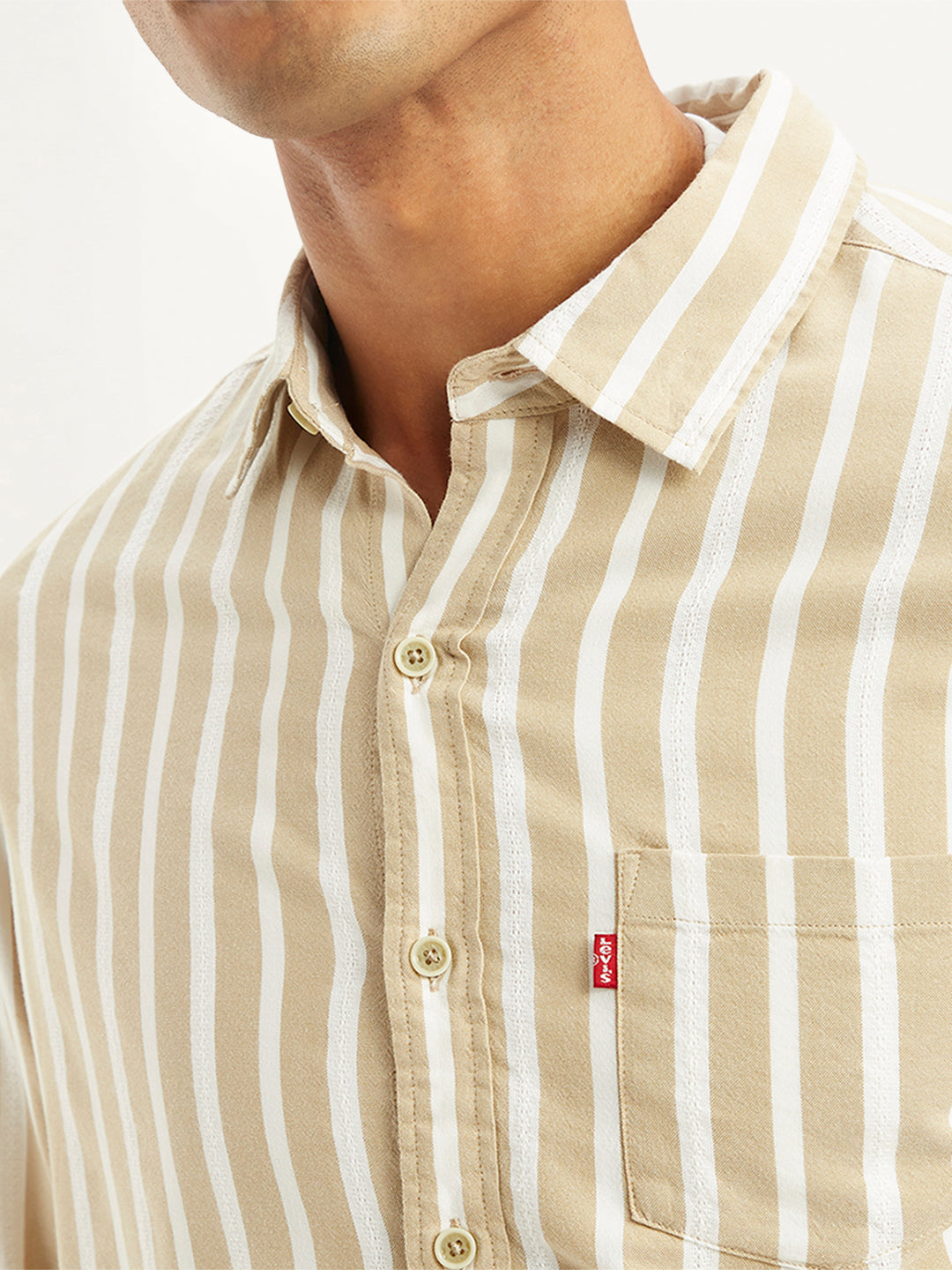 Men's Striped Regular Fit Shirt