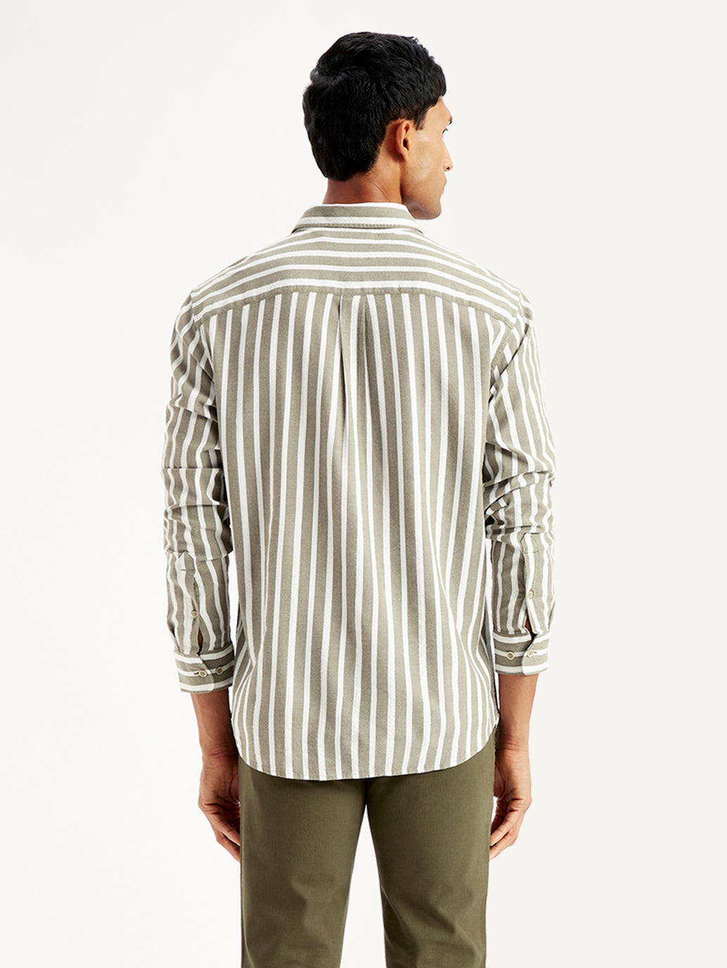 Men's Striped Regular Fit Shirt