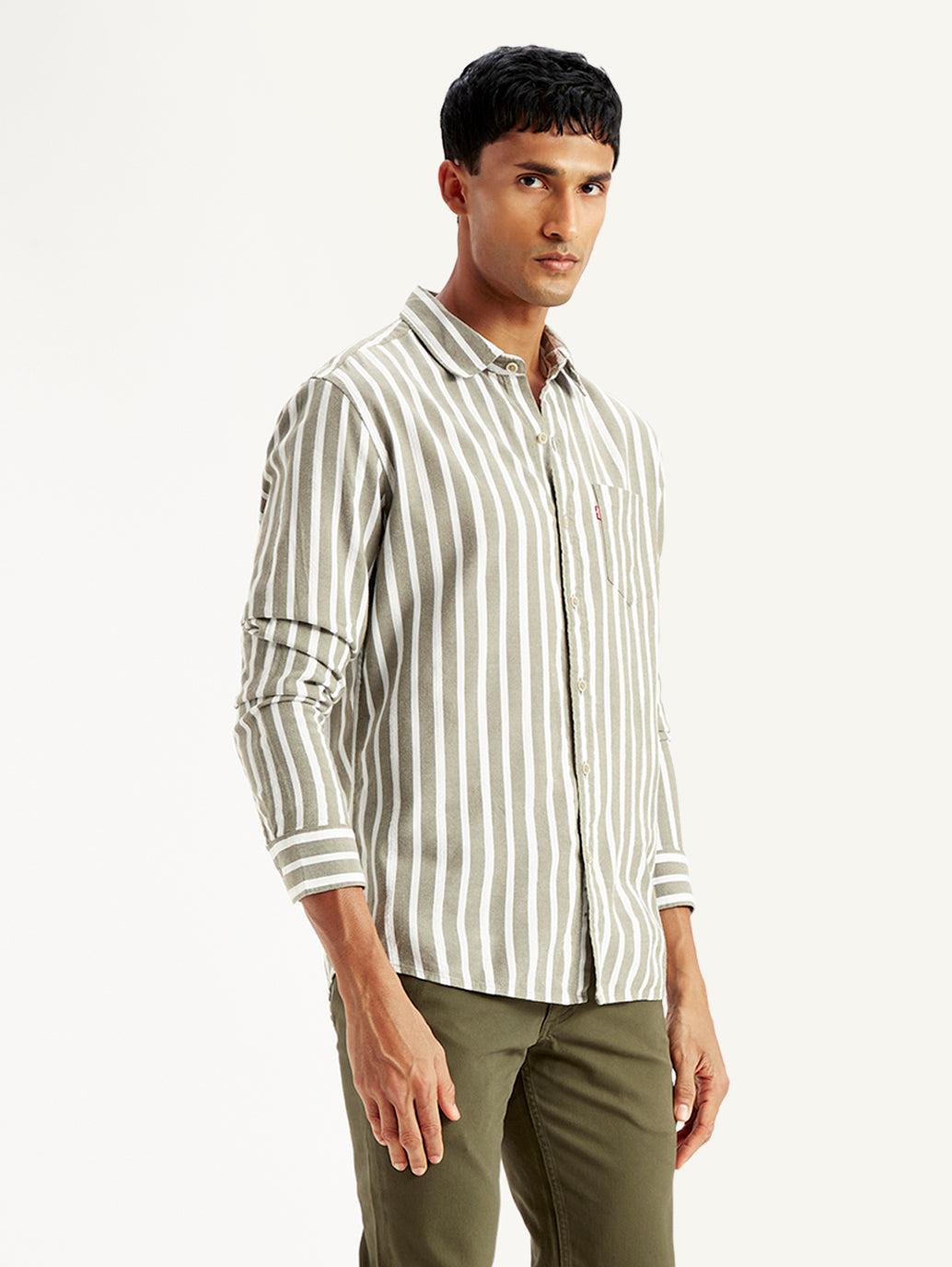 Men's Striped Regular Fit Shirt