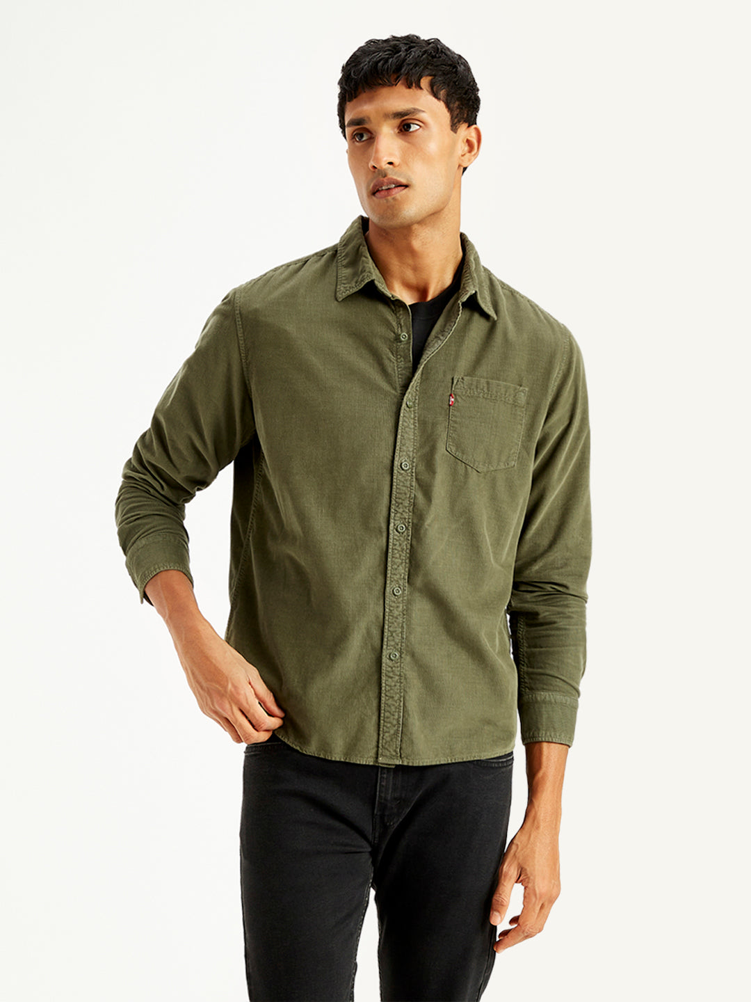 Men's Solid Regular Fit Shirt