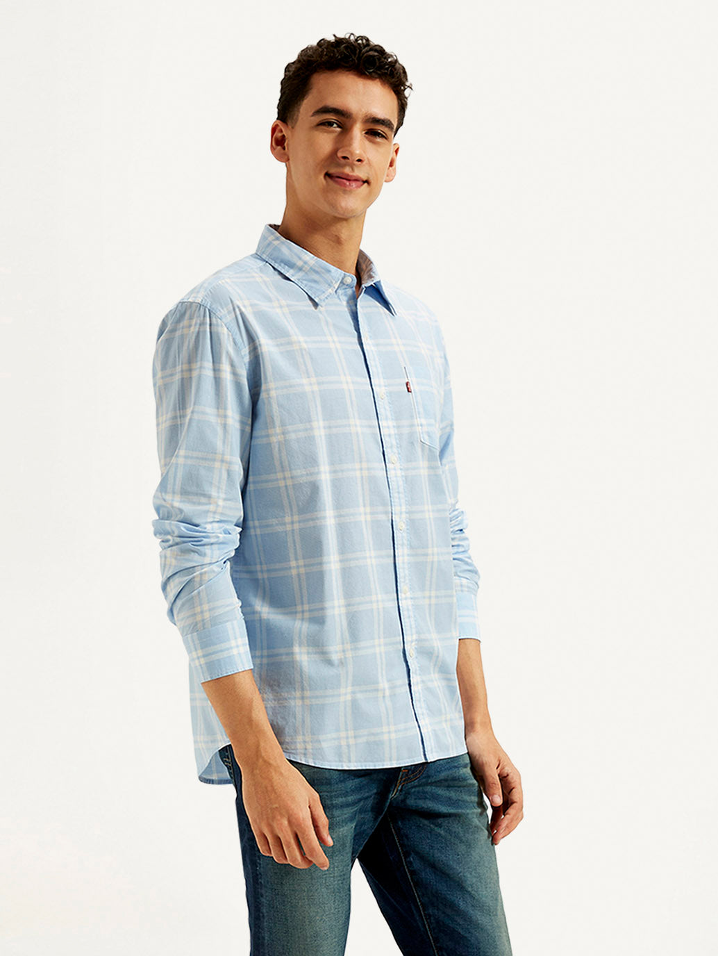 Men's Checkered Slim Fit Shirt – Levis India Store