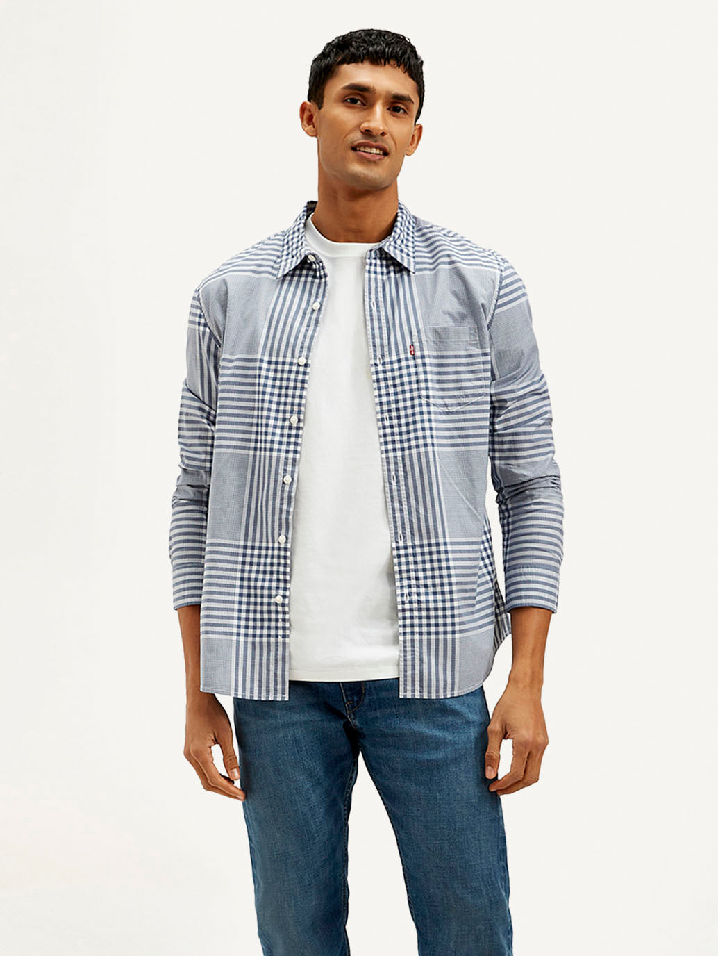 Men's Checkered Slim Fit Shirt