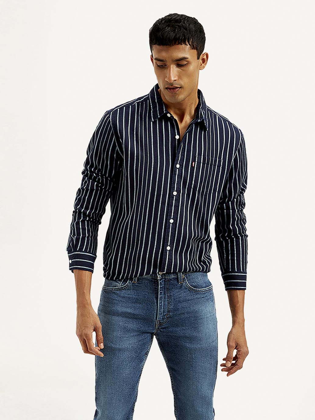 Men's Striped Slim Fit Shirt