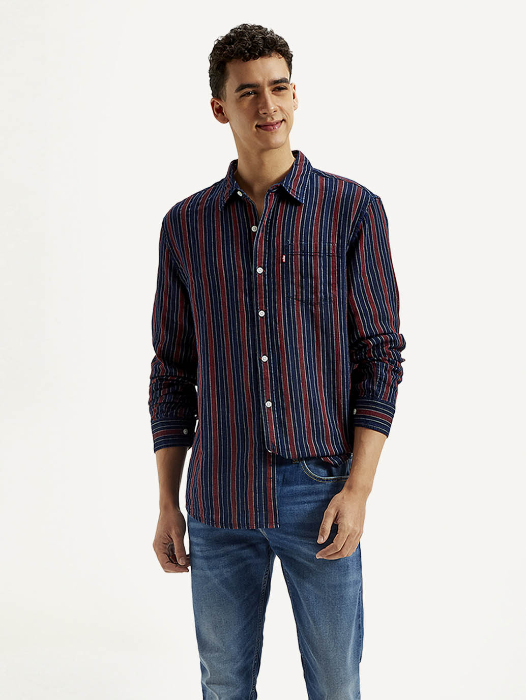 Men's Striped Slim Fit Shirt
