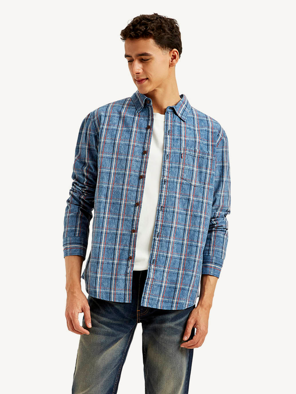 Men's Checkered Slim Fit Shirt