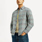 Men's Checkered Slim Fit Shirt - Elevated View