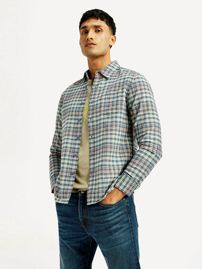 levi's Men's Checkered Slim Fit Shirt-picture-39