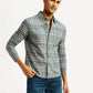 Men's Checkered Slim Fit Shirt - Styleshot View