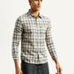 Men's Checkered Multi Color Slim Fit Shirt - Side View
