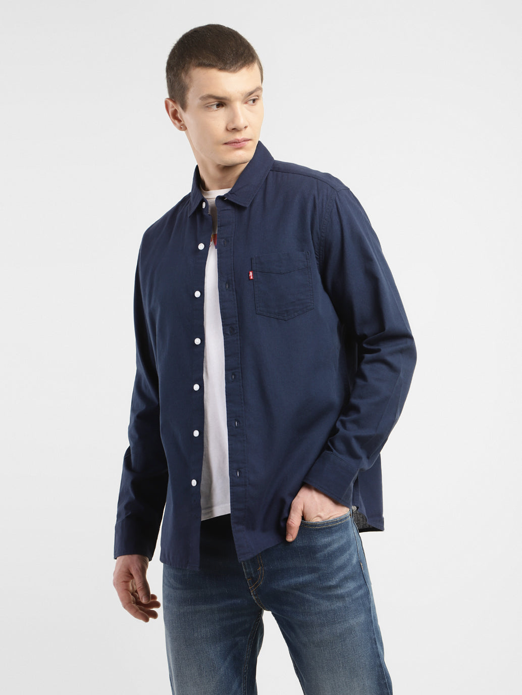 Men's Solid Slim Fit Shirt