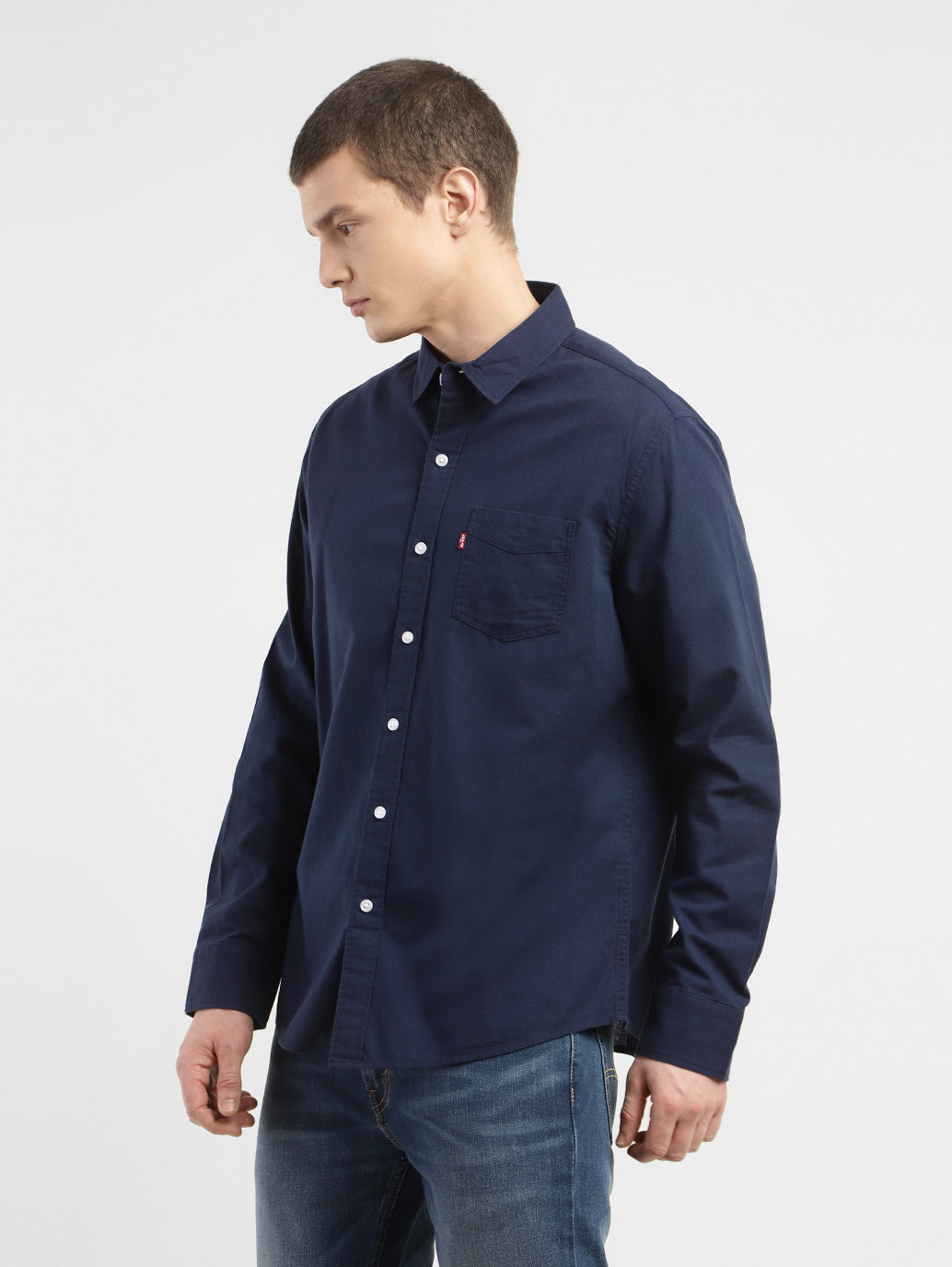 Men's Solid Slim Fit Shirt