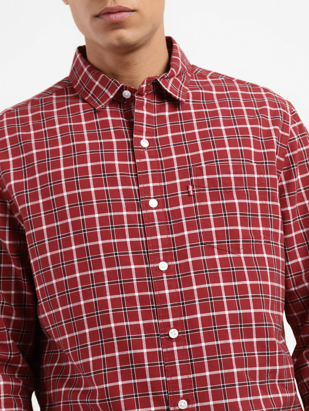 Men's Checkered Slim Fit Shirt