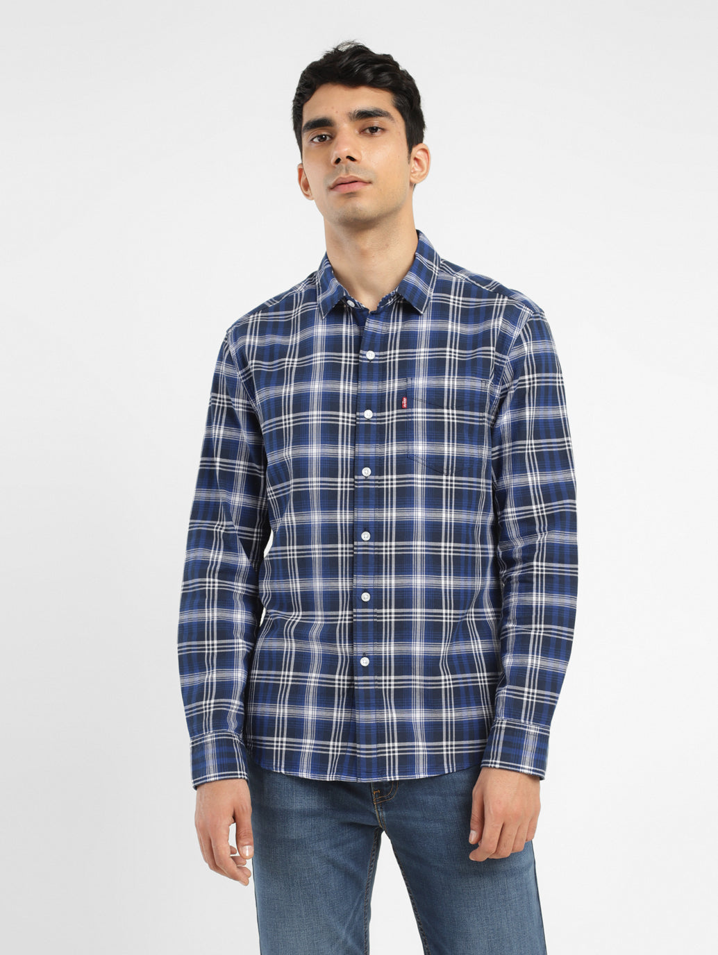 Men's Checkered Slim Fit Shirt