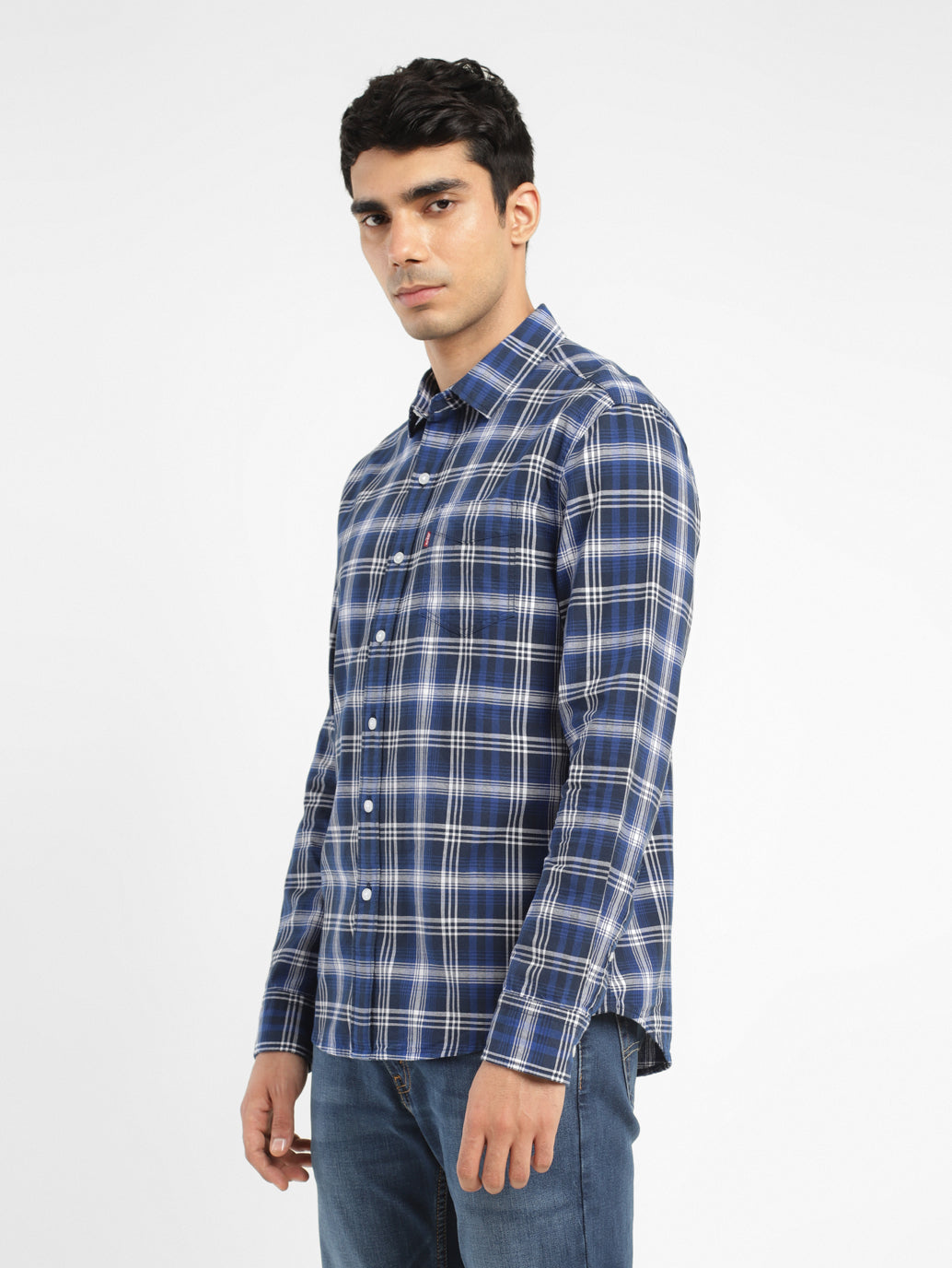 Men's Checkered Slim Fit Shirt