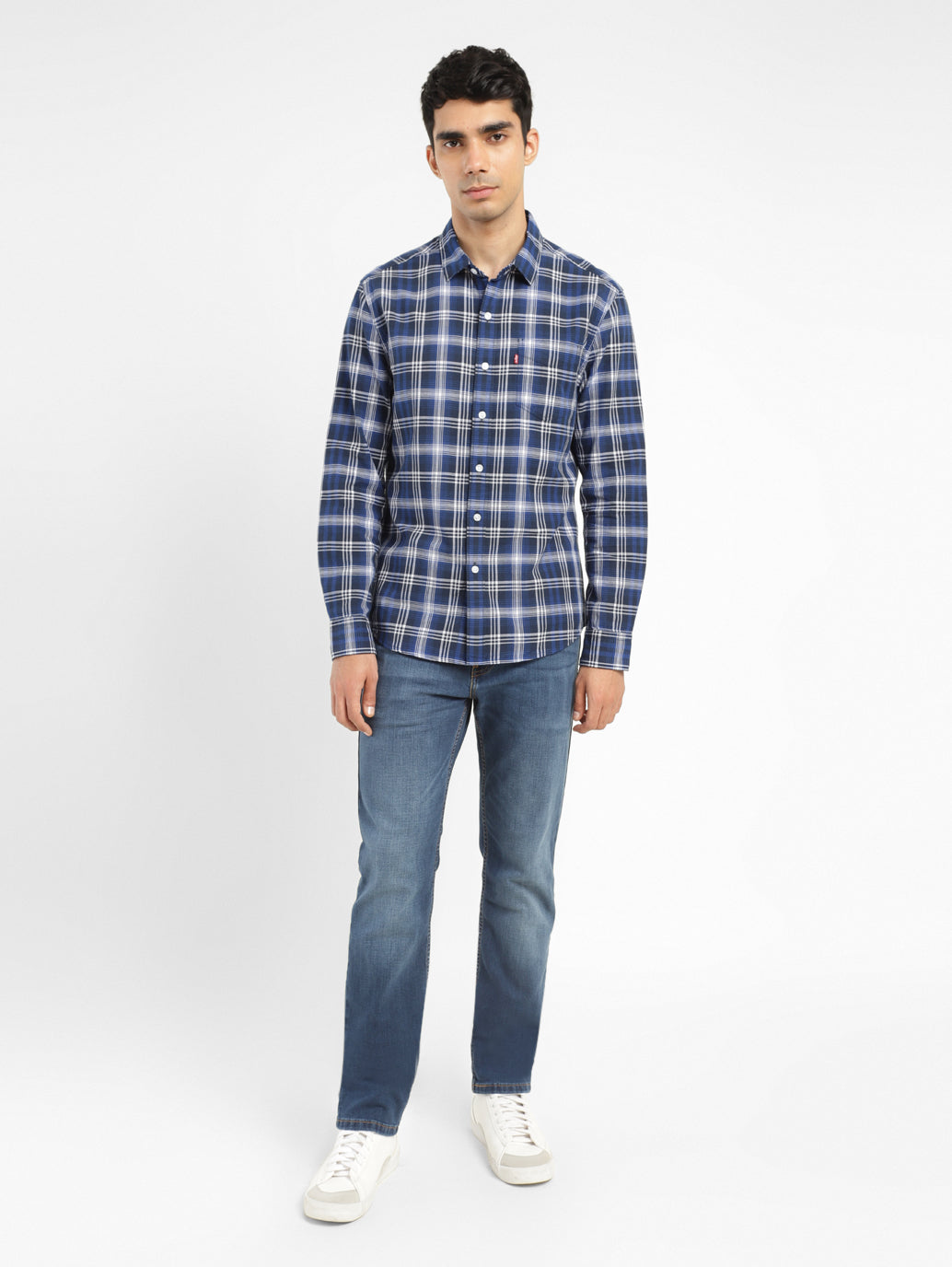 Men's Checkered Slim Fit Shirt