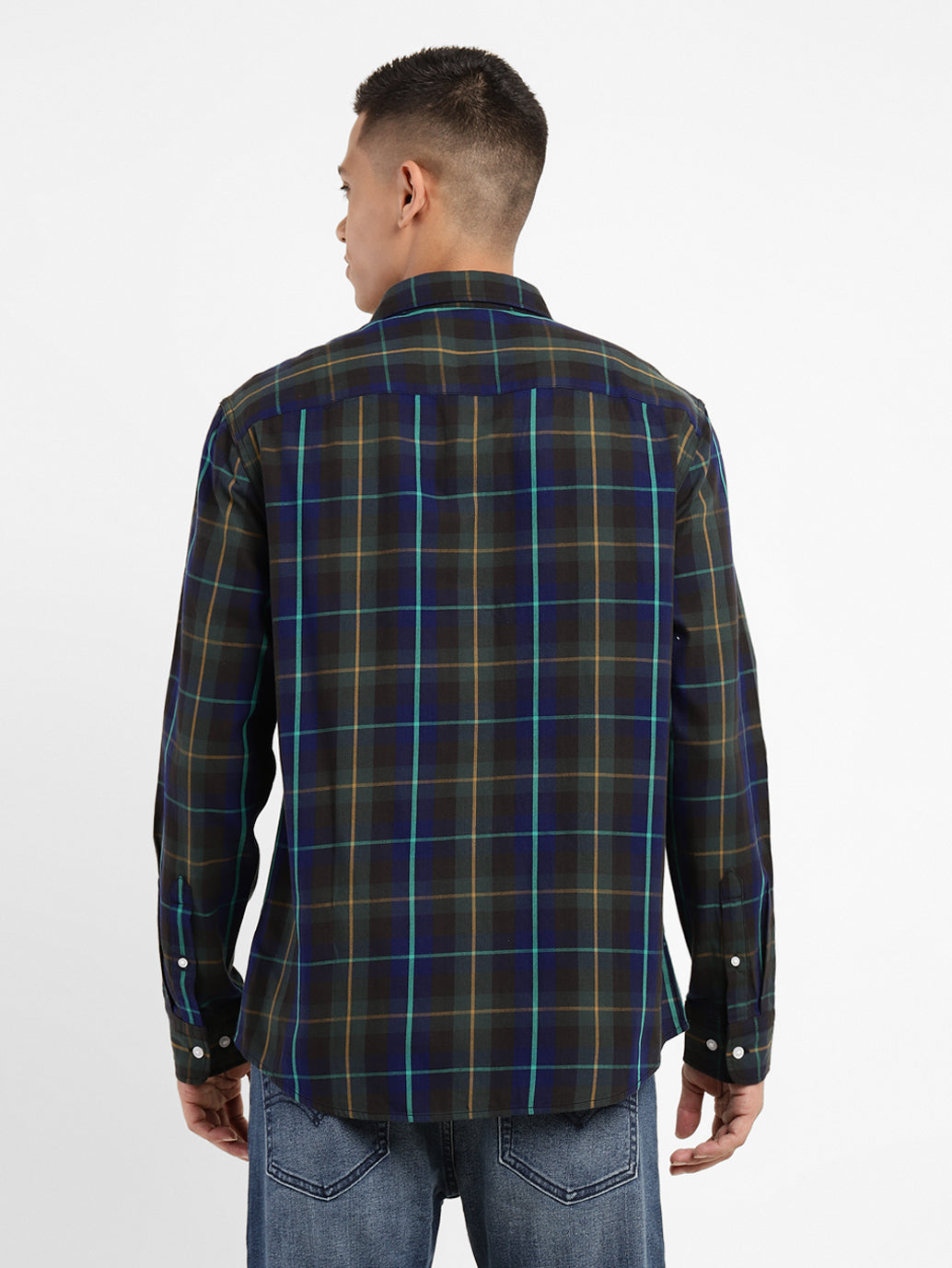 Men's Checkered Slim Fit Shirt