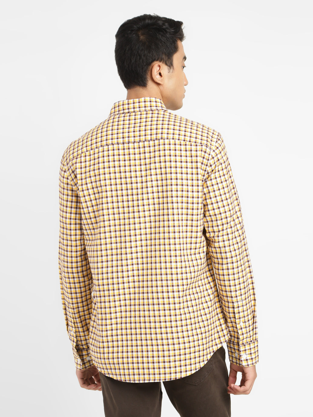 Men's Checkered Slim Fit Shirt