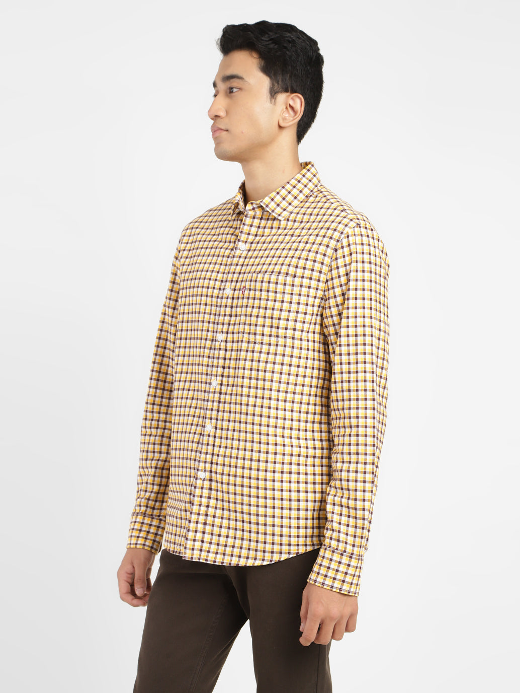 Men's Checkered Slim Fit Shirt