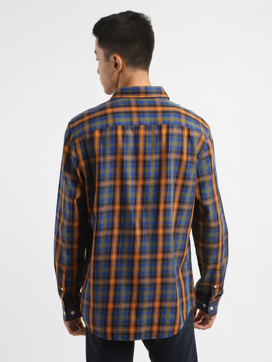 Men's Checkered Slim Fit Shirt