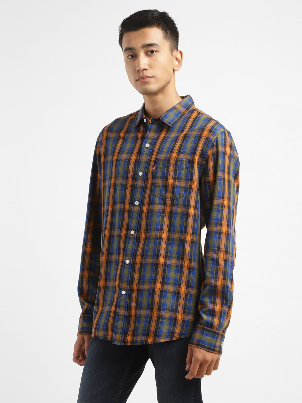 Men's Checkered Slim Fit Shirt