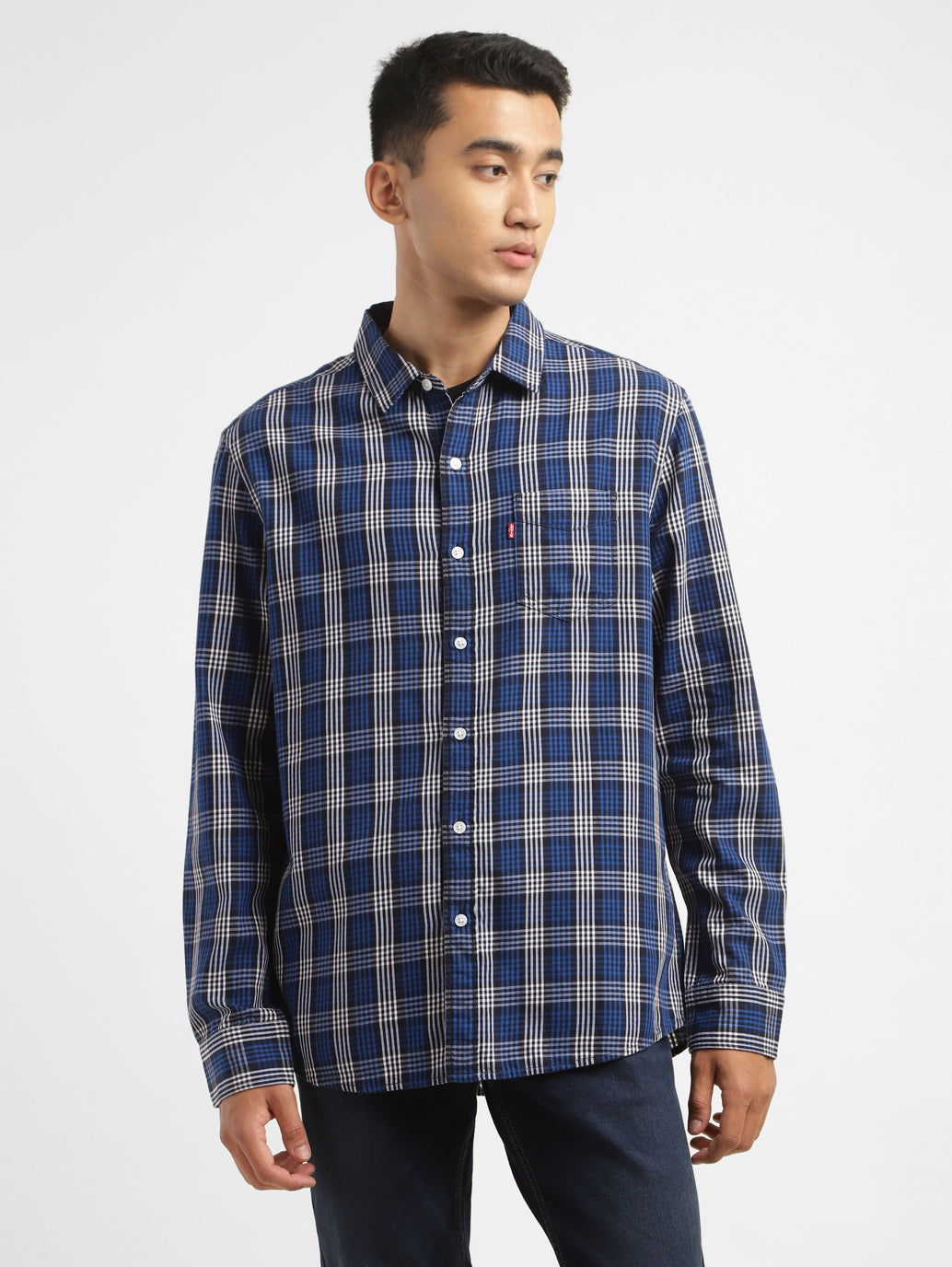 Men's Checkered Slim Fit Shirt