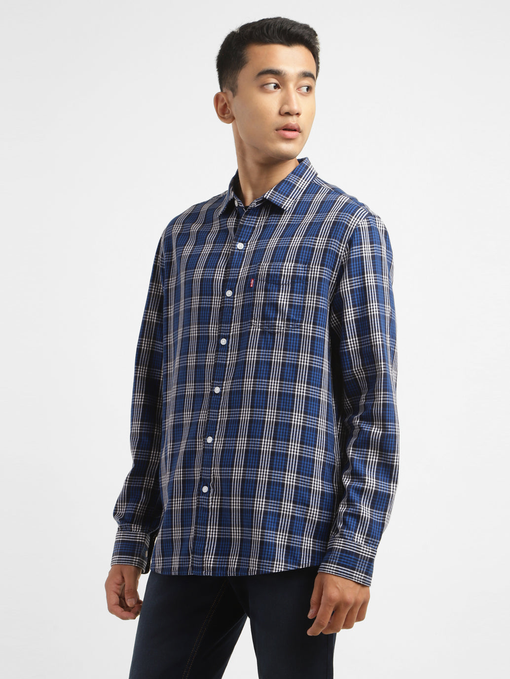 Men's Checkered Slim Fit Shirt