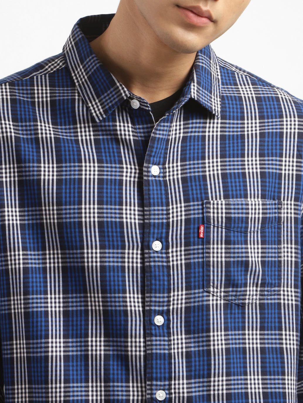 Men's Checkered Slim Fit Shirt