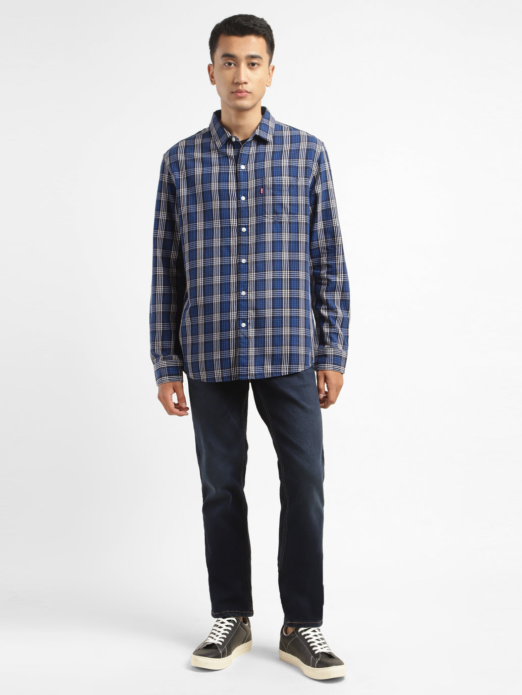 Men's Checkered Slim Fit Shirt