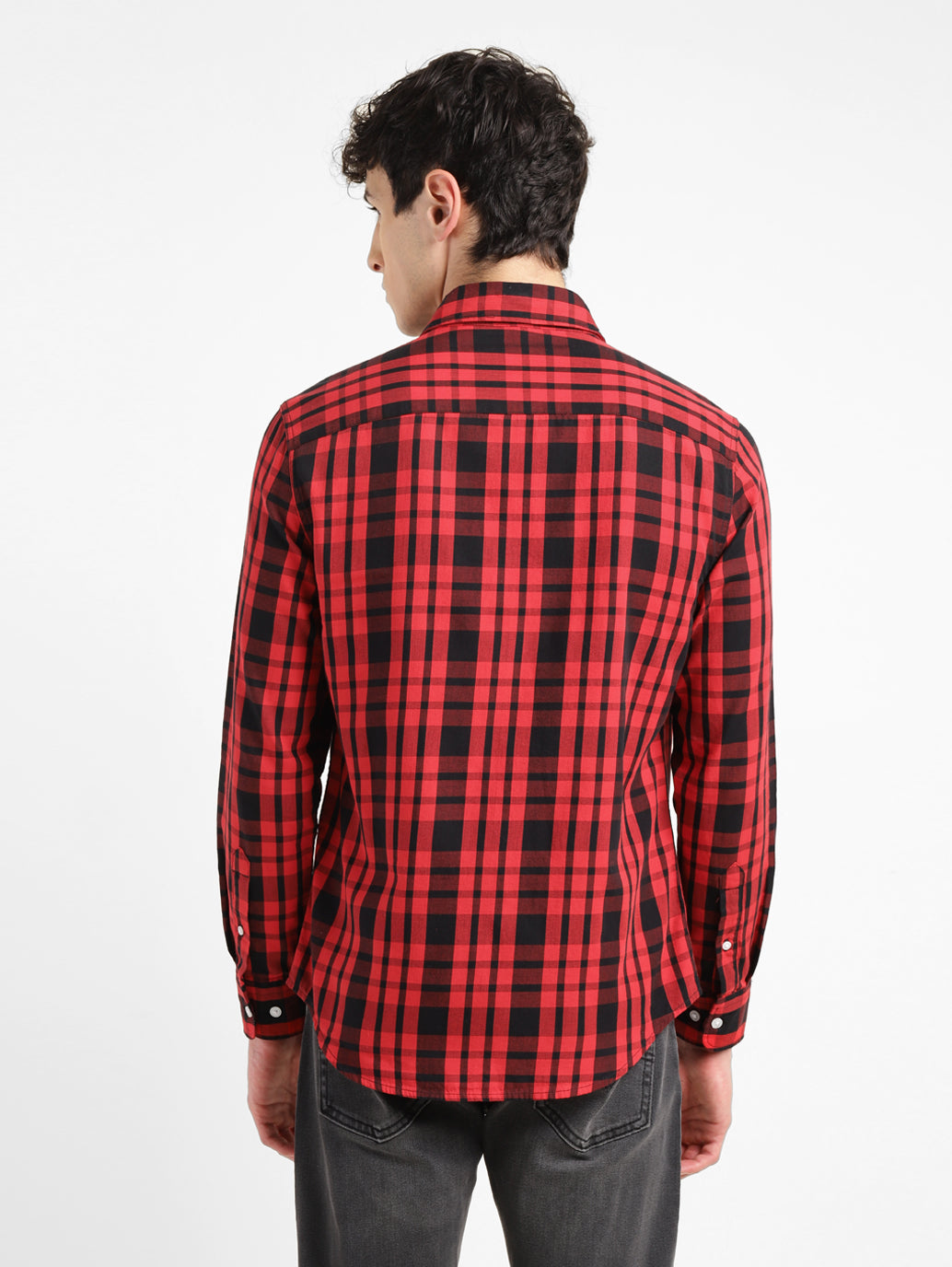 Men's Checkered Slim Fit Shirt