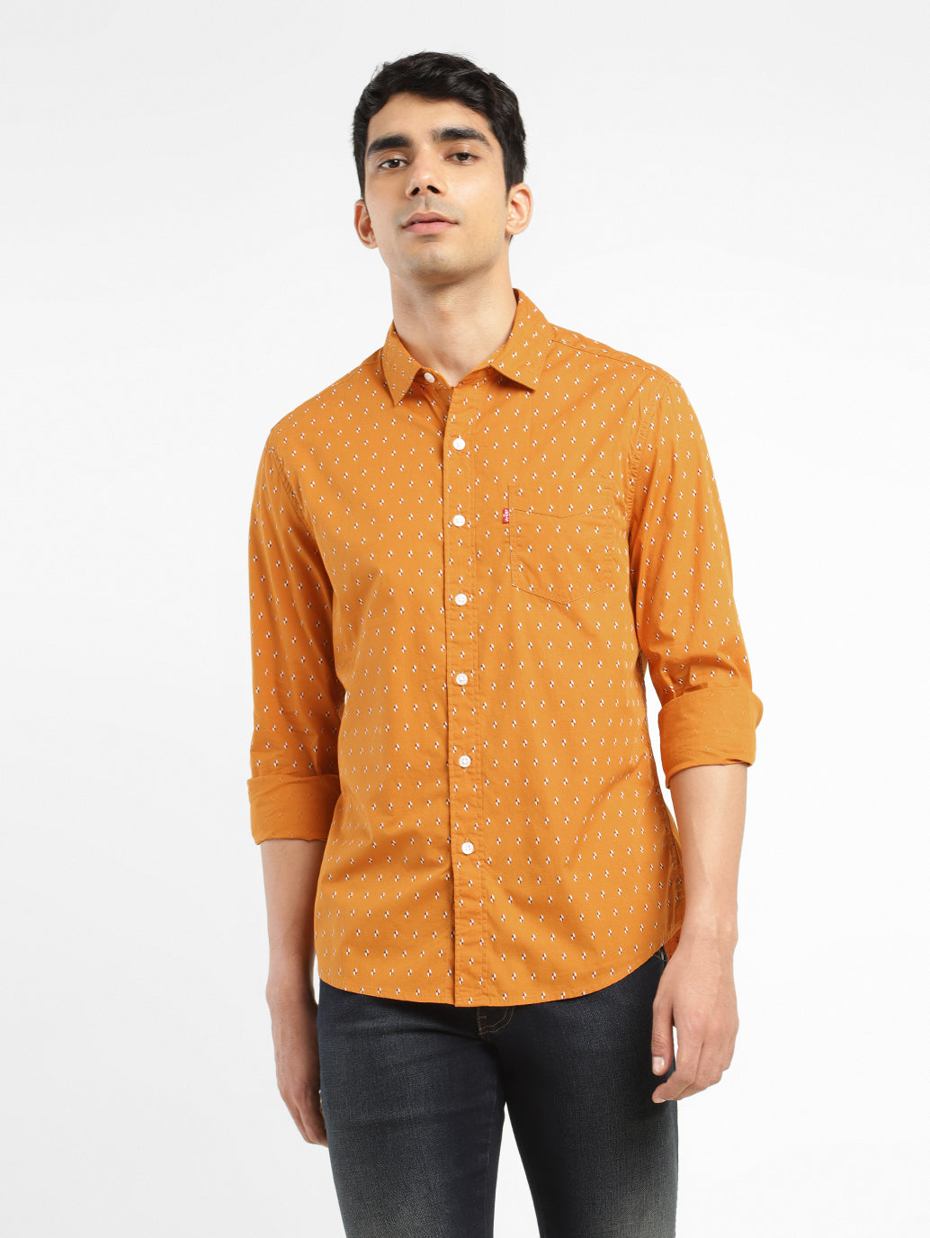 Men's Printed Slim Fit Shirt