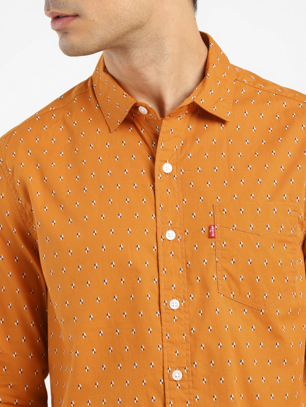 Men's Printed Slim Fit Shirt