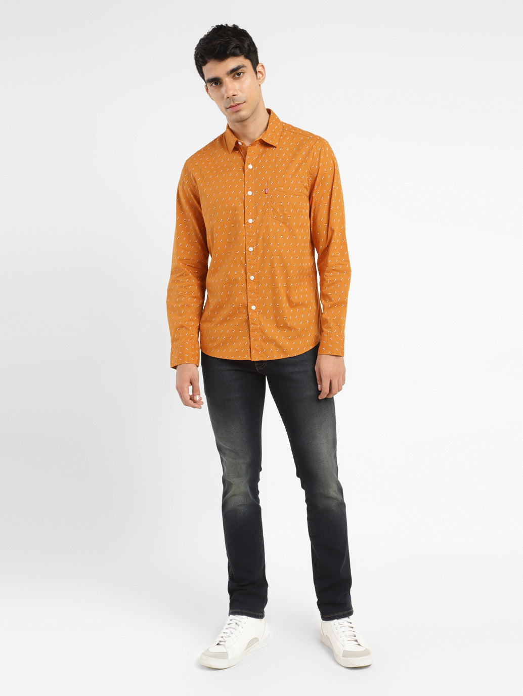 Men's Printed Slim Fit Shirt