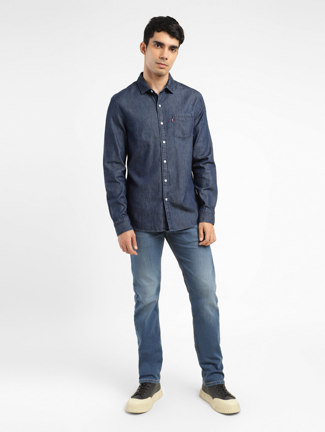 Men's Solid Slim Fit Shirt