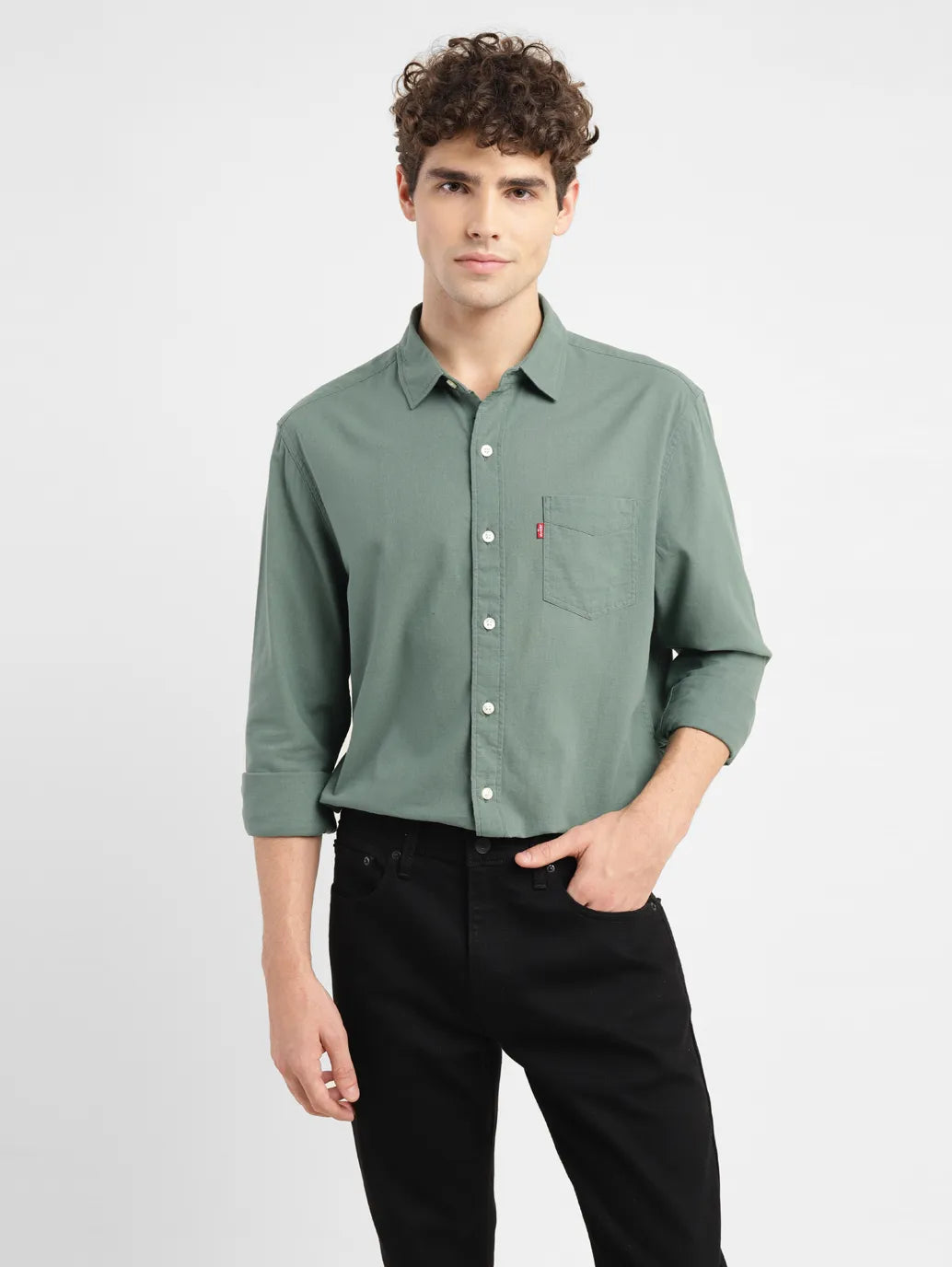 Men's Solid Slim Fit Shirt