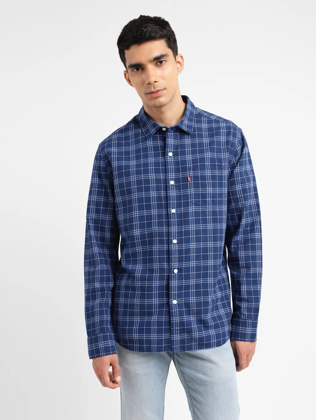 Men's Checkered Slim Fit Shirt