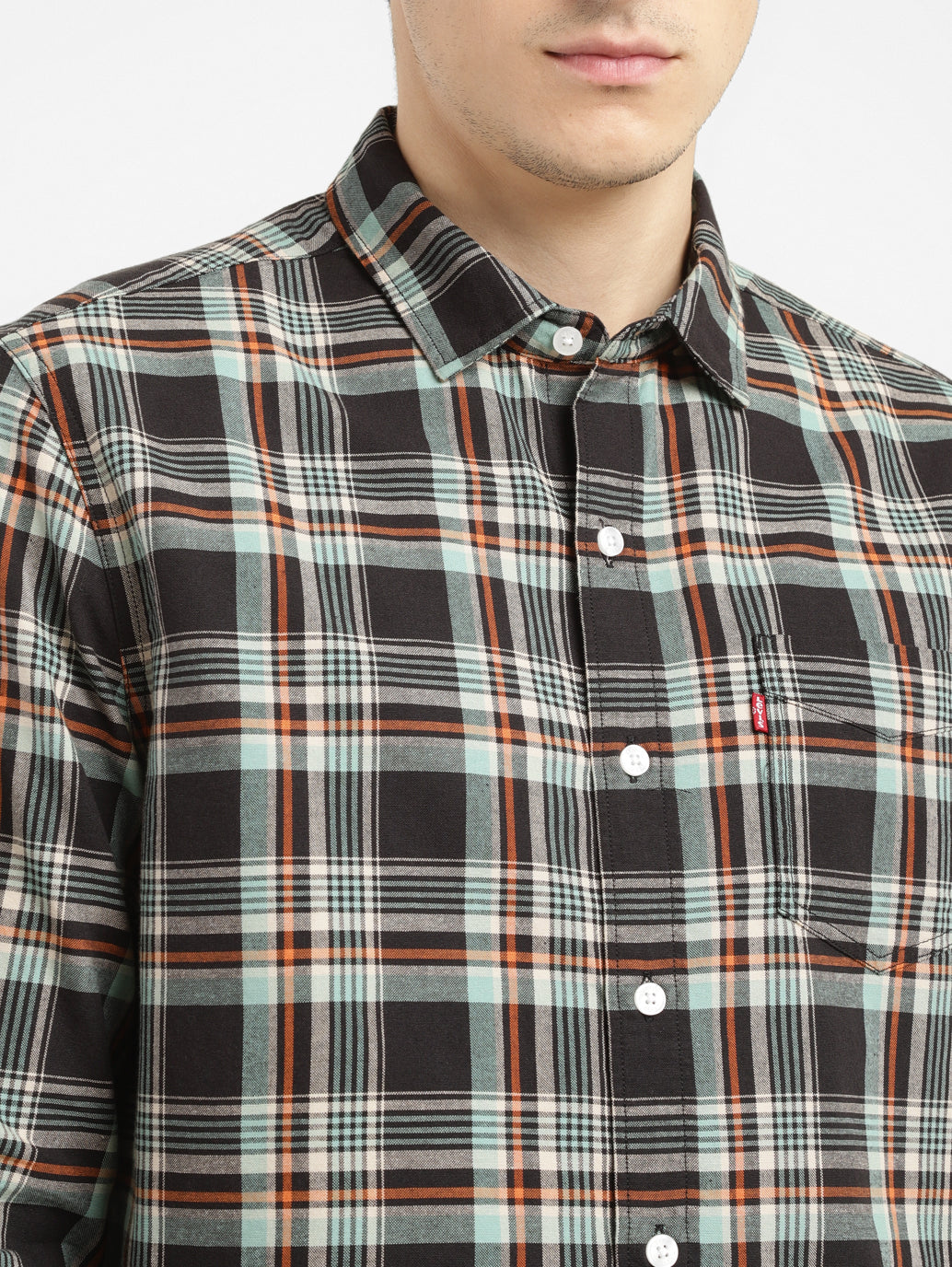 Men's Checkered Slim Fit Shirt