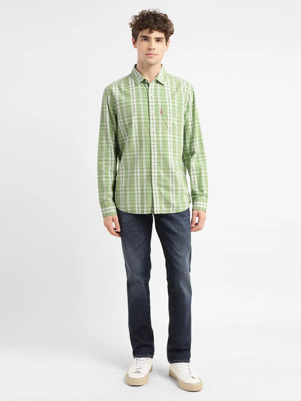 Men's Checkered Slim Fit Shirt