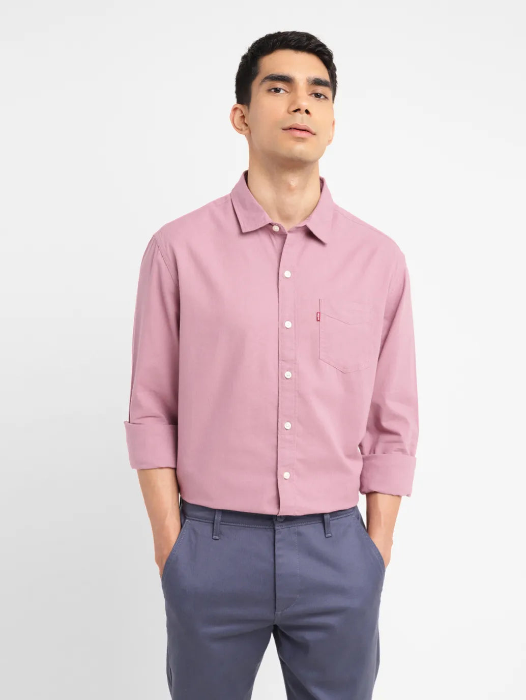 Men's Solid Slim Fit Shirt