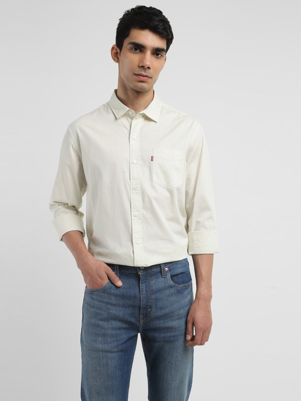 Men's Solid Slim Fit Shirt