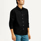 Men's Solid Slim Fit Shirt - Side View