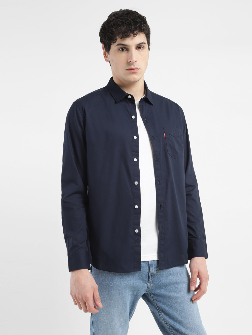 Men's Solid Slim Fit Shirt