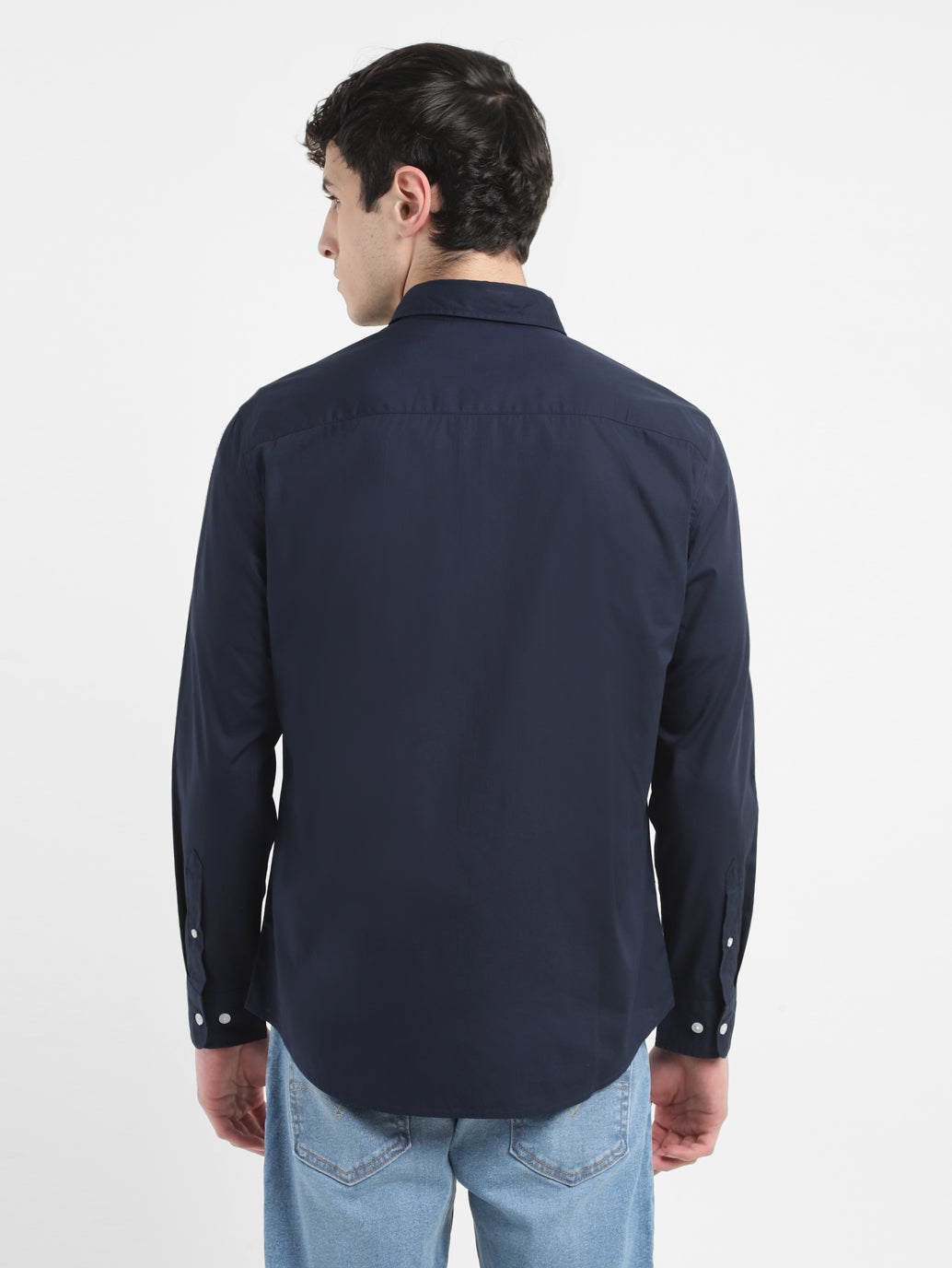 Men's Solid Slim Fit Shirt - 68e6270d-be4a-4897-ac65-9d868cd70f05 View