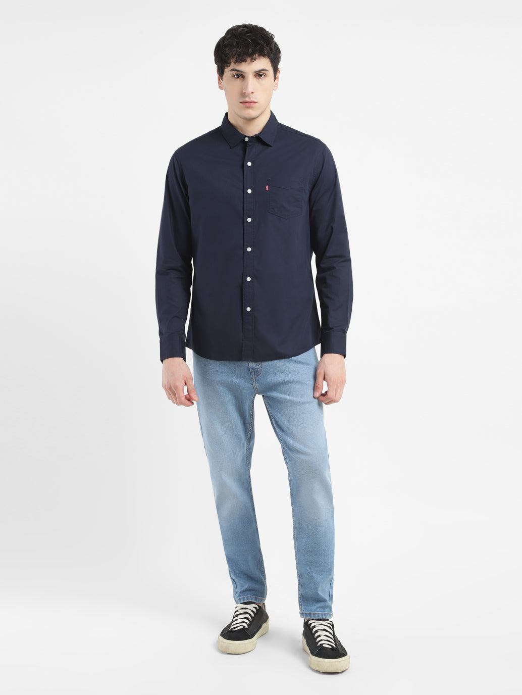 Men's Solid Slim Fit Shirt - d16518b1-7f08-41e2-91f1-b6852997d99b View