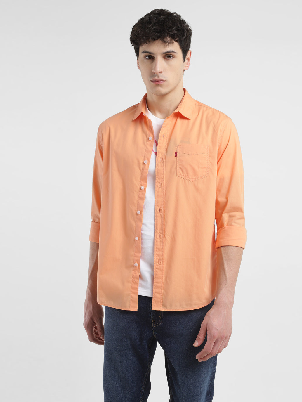 Men's Solid Slim Fit Shirt