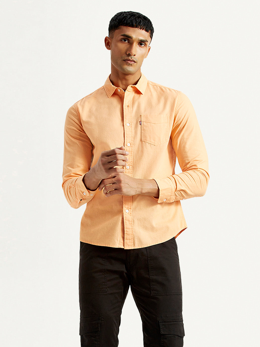 Men's Solid Slim Fit Shirt