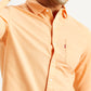 Men's Solid Slim Fit Shirt - Detail View