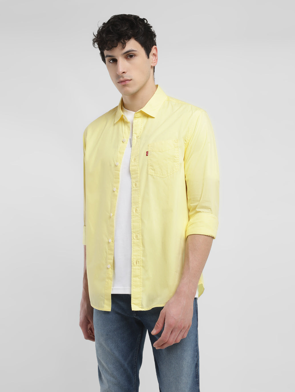 Men's Solid Slim Fit Shirt