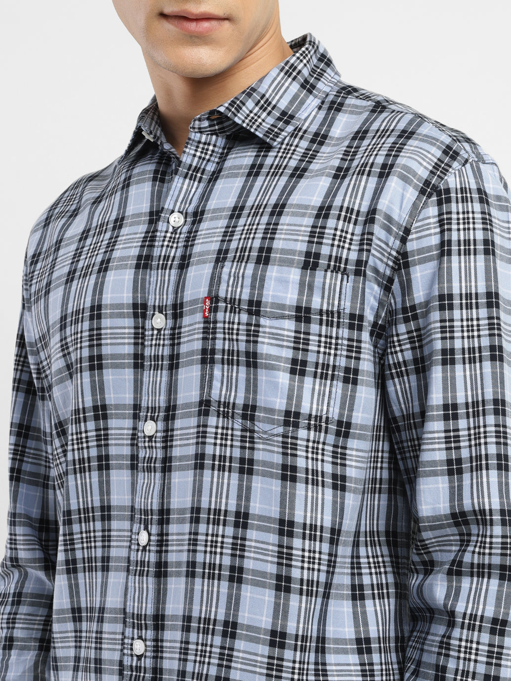 Men's Checkered Slim Fit Shirt