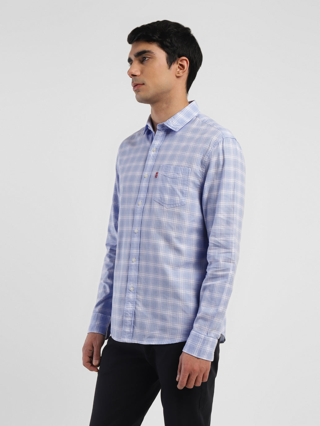 Men's Checkered Slim Fit Shirt